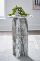 Warmstead Furniture - Ashley Furniture - Keithwell Accent Table - Accent Table / Gray - A4000610
